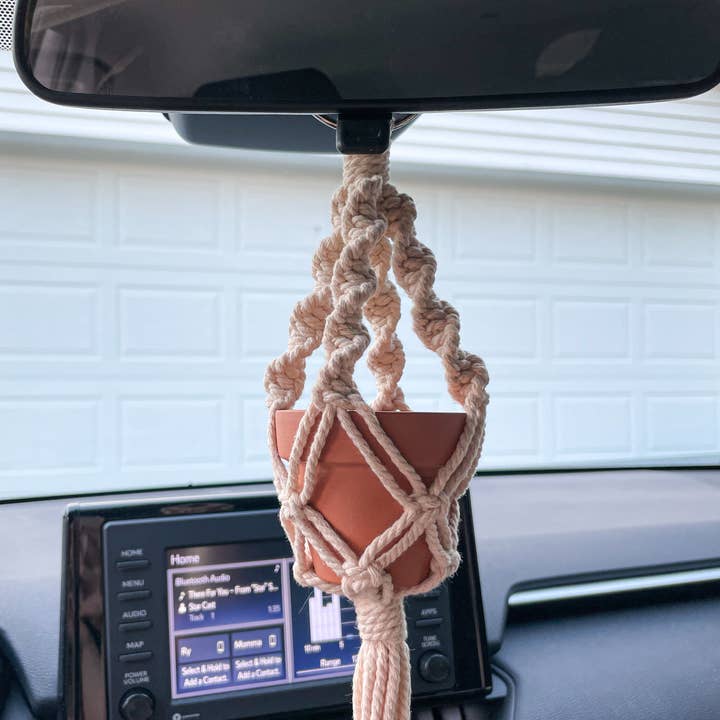 Knotty Mama Studios - Vendita all'ingrosso Fioriere a sospensione - Mini gruccia per piante6