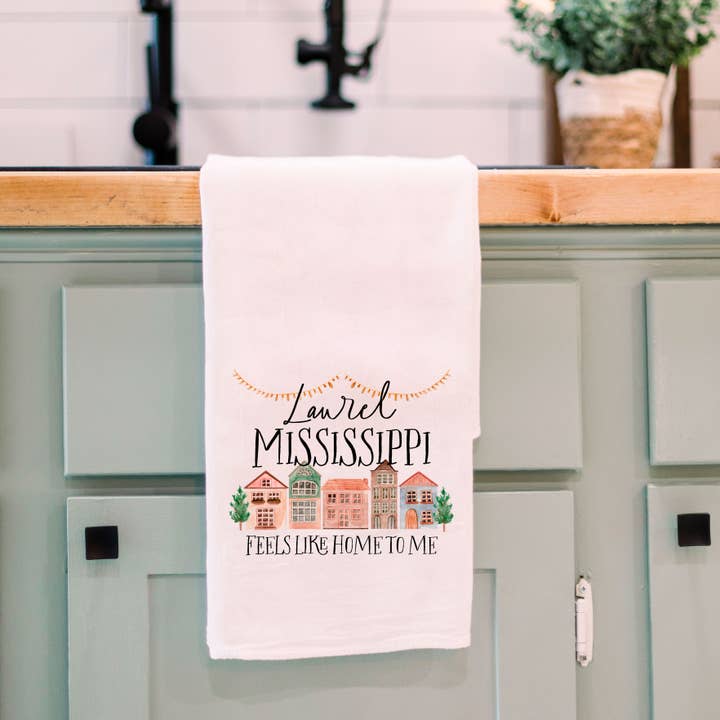 Clairmont & Co - Wholesale Tea Towel - Custom Tea Towel, Feels Like Home To Me, Tea Towels