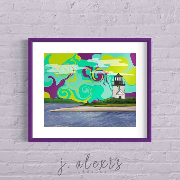 New England Lighthouse Prints for wholesale by J.Alexis Designs