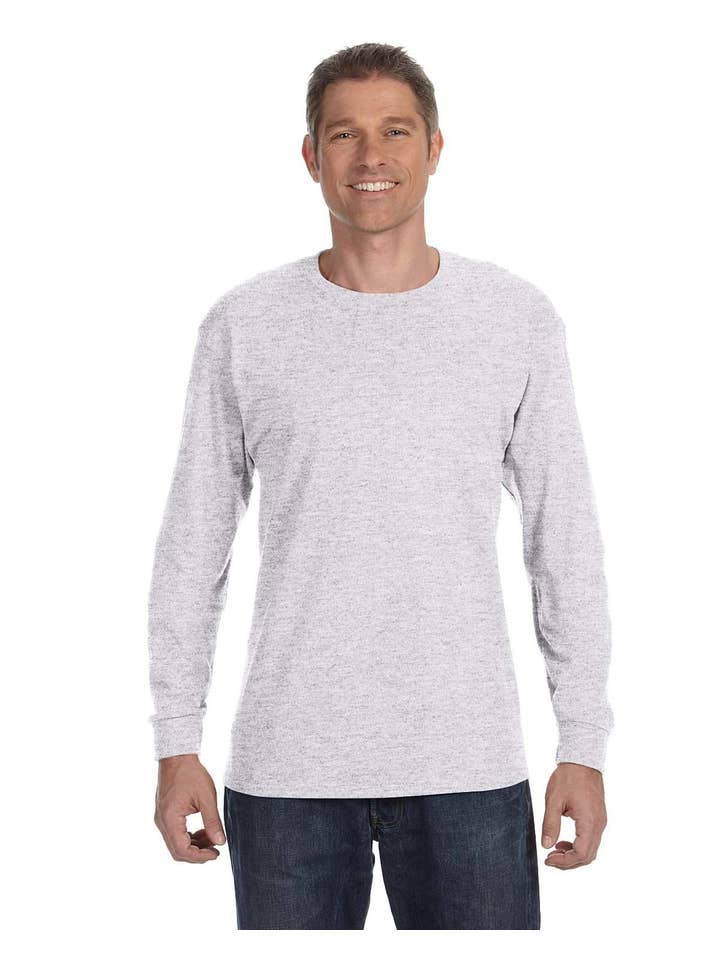 Total Apparel - Wholesale T-Shirt - Unisex - Gildan Adult Heavy Cotton Long-Sleeve Blank T-Shirt | G540