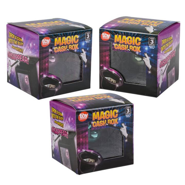 2.5" MAGIC CASH BOX LLB kids toys for wholesale by La Luna Bella - Toys