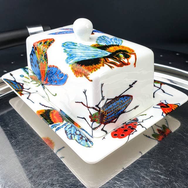 Big Bug Butter Dish for wholesale by Rob Turner THE ART OF TABLEWARE