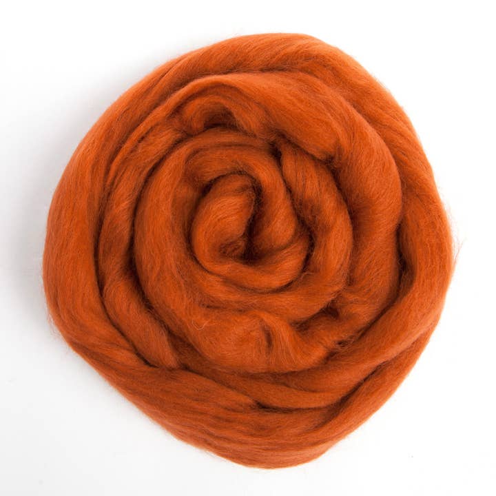 Desert Breeze Distributing - Wholesale Craft Supplies - Merino Wool Top Roving, Nutmeg, 1 ounce2