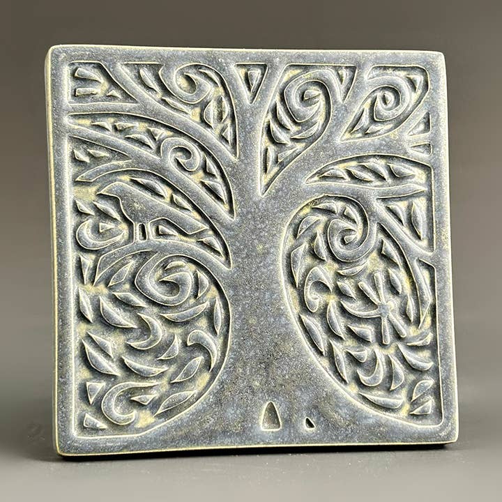 C60 - Tree (no glass) Coaster for wholesale by Macone Clay / Spooner Creek
