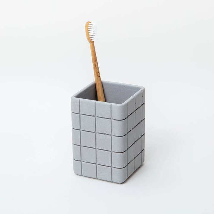 Block Design - Wholesale Toothbrush Holder - Tile Toothbrush Holder