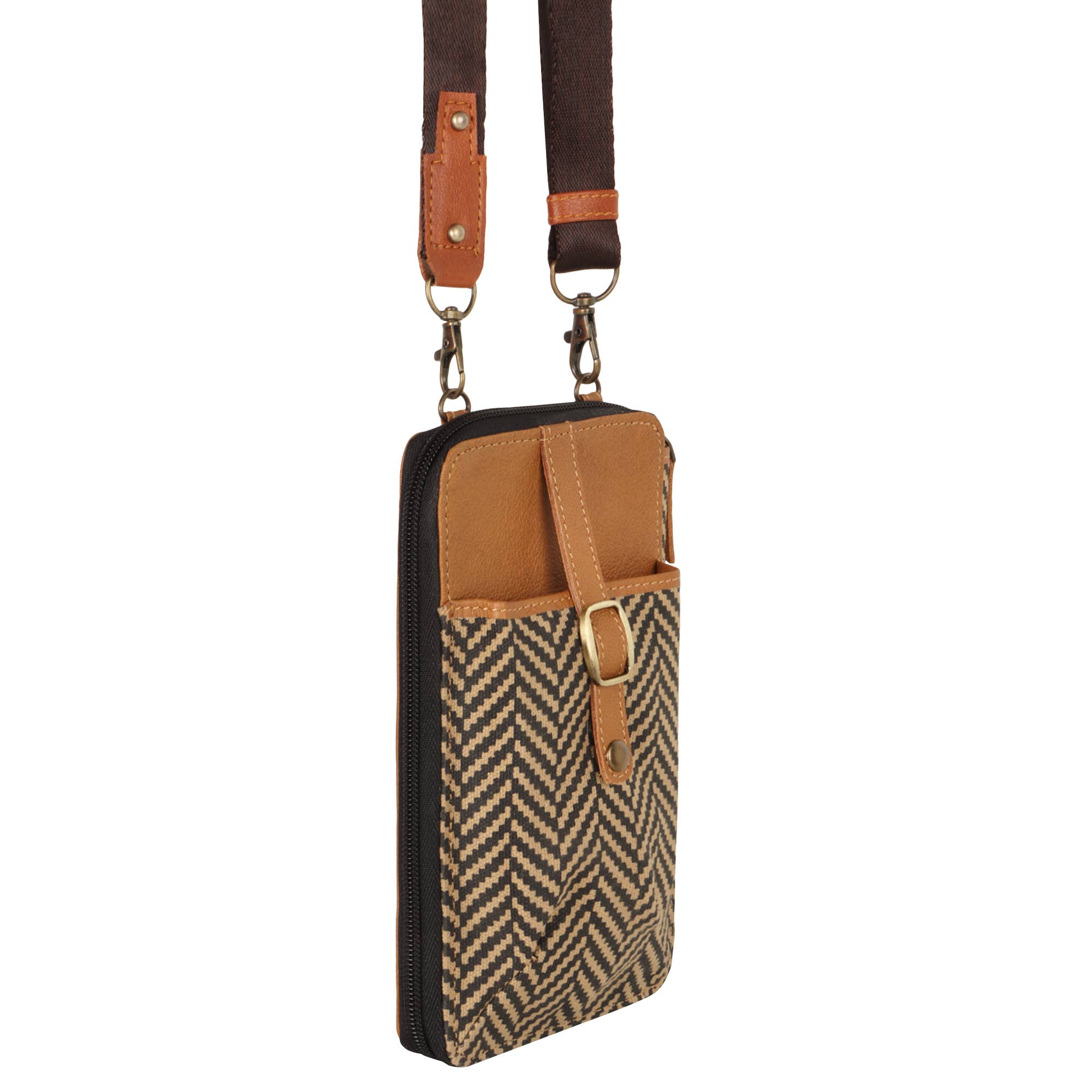 Vaan & Co. – wholesale Crossbody bag – Women's – Herringbone Cellphone Wallet2