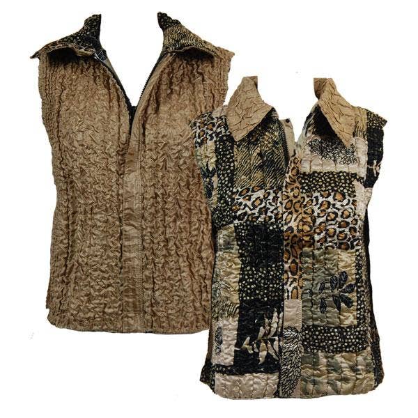 The Magic Scarf Company - Wholesale Outerwear Vest - Women's - 4537 - Quilted Reversible Vests5