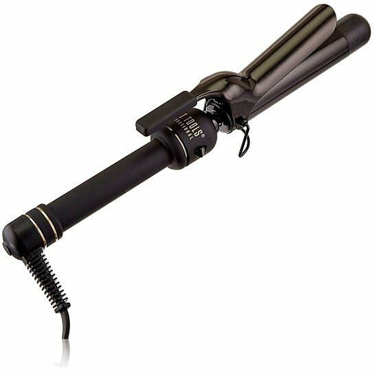 Wholesale Hot Tools Professional 1 1/4 Black Gold Curling Iron/Wand for  your store - Faire