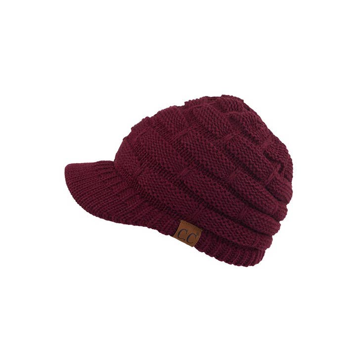 Hana - Wholesale Beanie - Women's - C.C Ribbed Knit Brim Beanie9