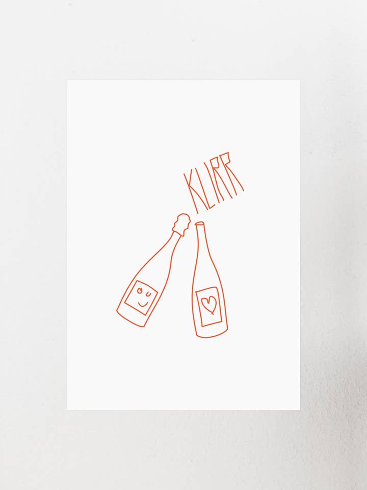 Klirr | Konsttryck A5 för wholesale av Vandrangl