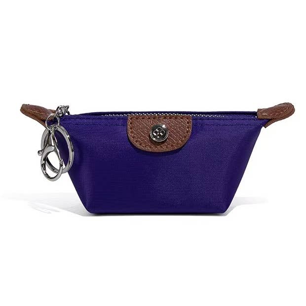 Pretty Persuasions - Wholesale Coin Purse - Women's - P25053 Nylon Coin Purse Charm w/Key Chain