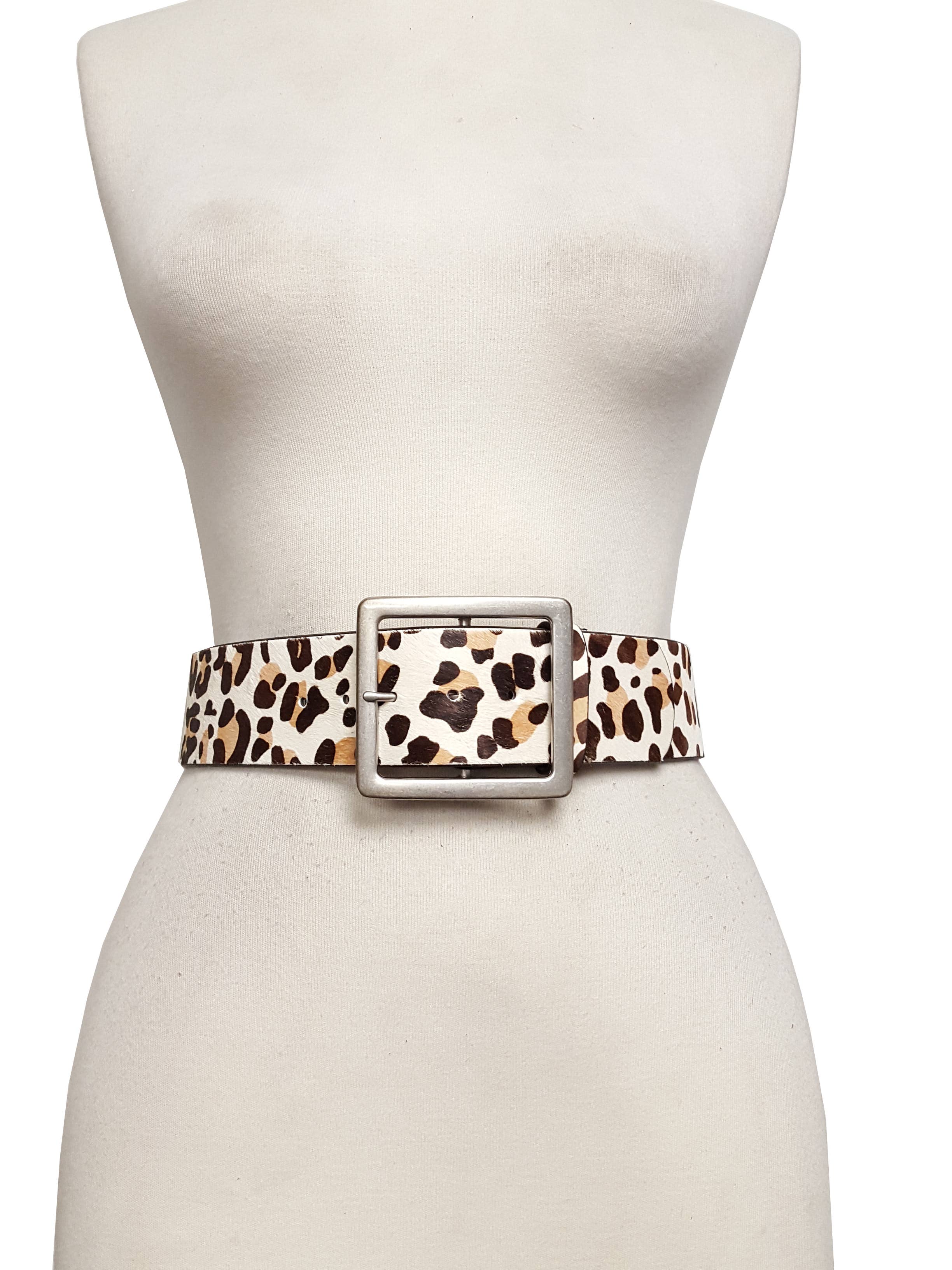 Axesoria West - Wholesale Belt - Women's - Wide width Genuine Hair Leather Belt 2