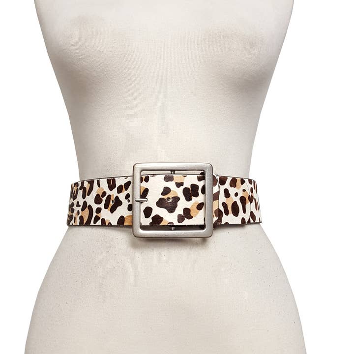 Axesoria West - Wholesale Belt - Women's - Wide width Genuine Hair Leather Belt 2