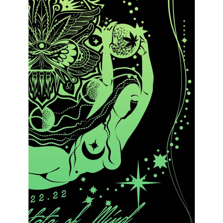 StonerDays Apparel - Wholesale Hoodie – Unisex - Mandala 222 Hoodie6