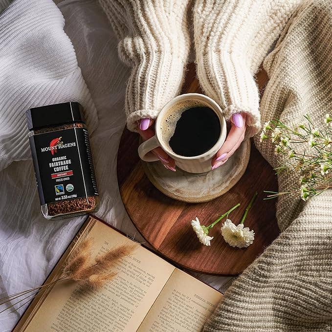 Acme Import Co - Wholesale Instant Coffee/Espresso - Mount Hagen Organic Instant Coffee, 3.53oz Glass Jar1