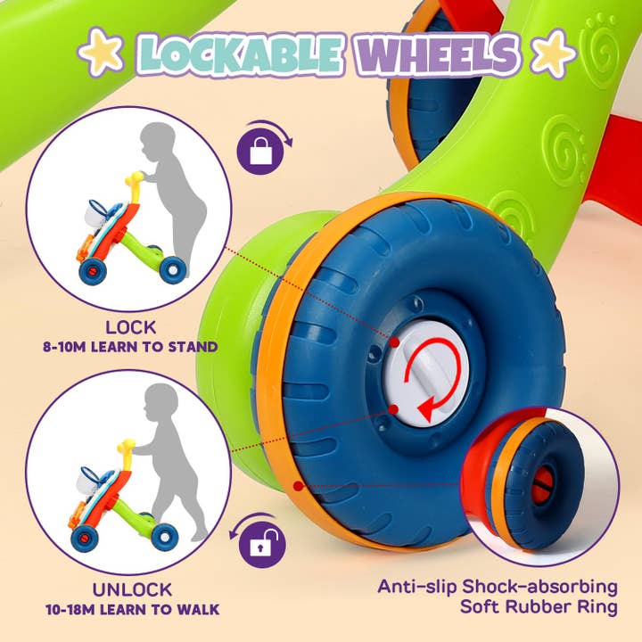 TOY Life - Wholesale Walker - Baby - TOY Life 3 in 1 Baby Push Walker and Activity Center2