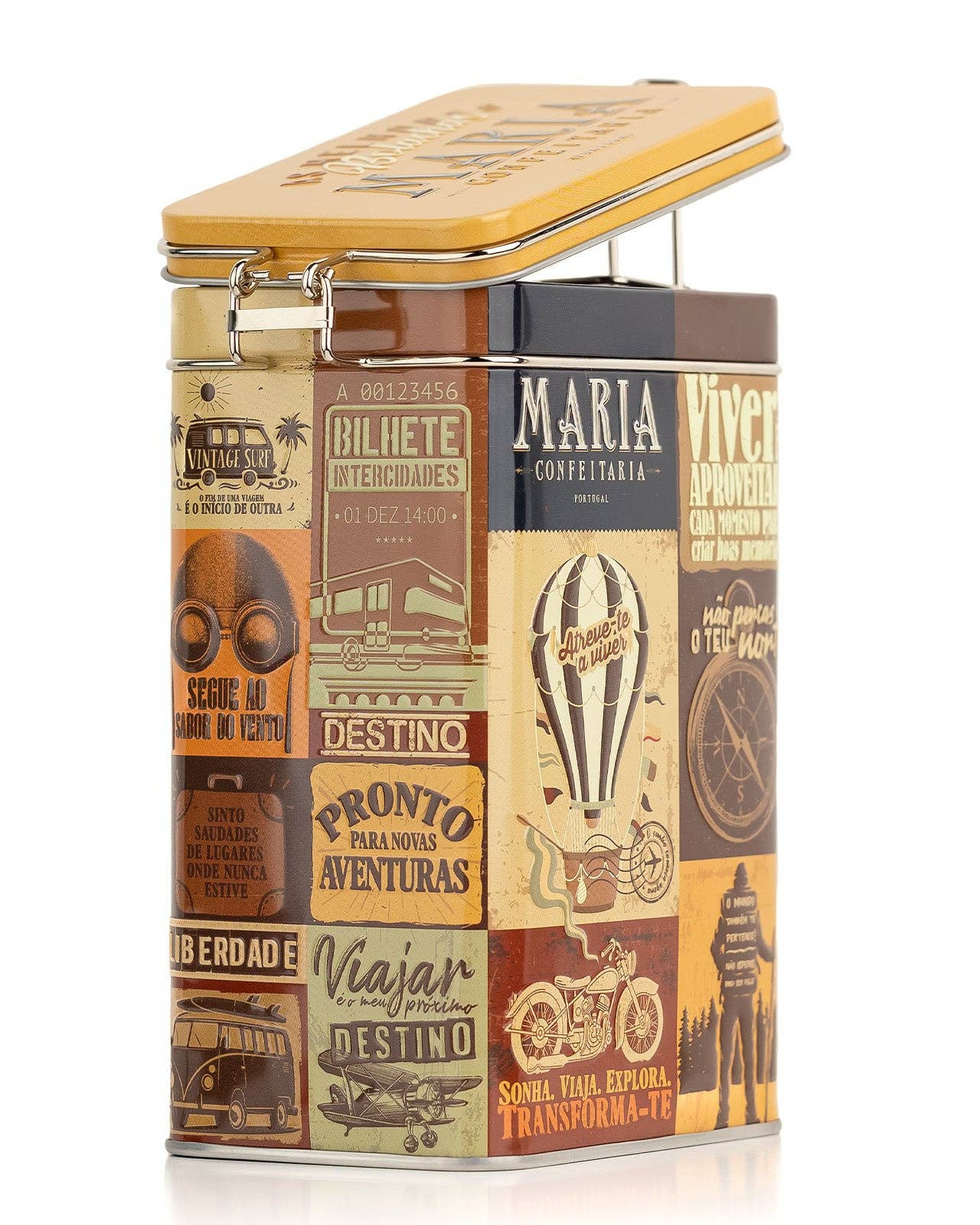 Maria Confeitaria - Wholesale Cookie - Tin of Ginger Biscuits Viagem Maria Confectionery1