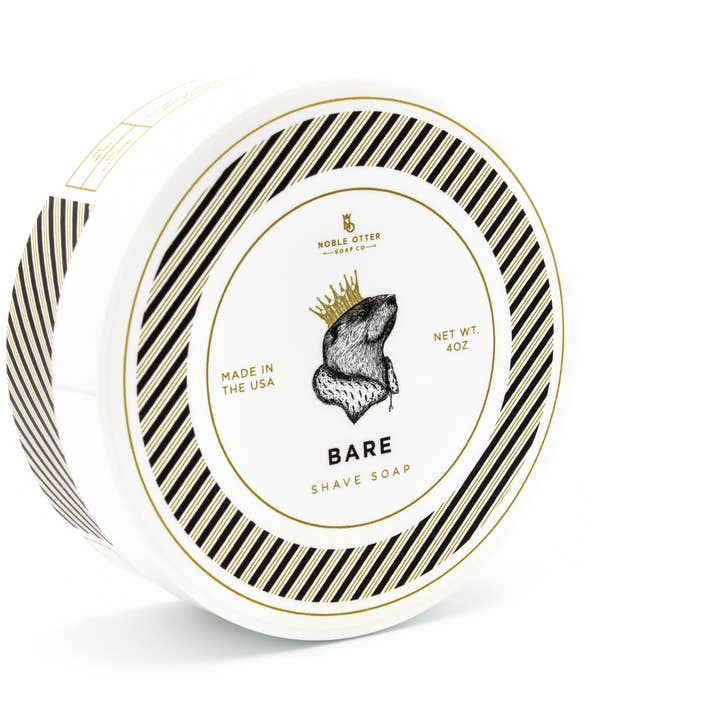 Noble Otter Soap Co. - Wholesale Shave Soap - Men's - Bare (Unscented) Shave Soap