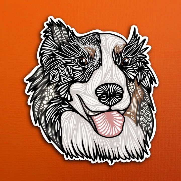 Sky the Dog Sticker (WATERPROOF) for wholesale by Zenspire Designs