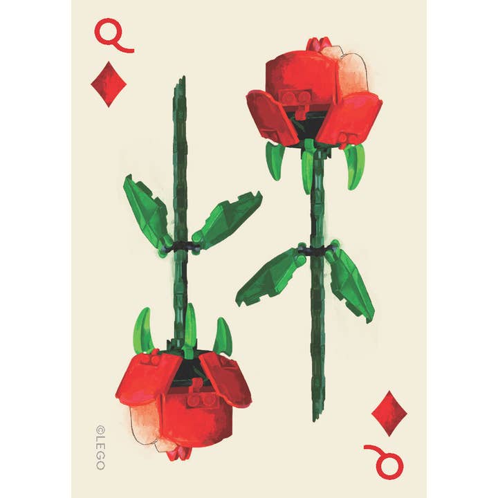 Chronicle Books - Wholesale Playing Cards - LEGO Botanical Playing Cards11