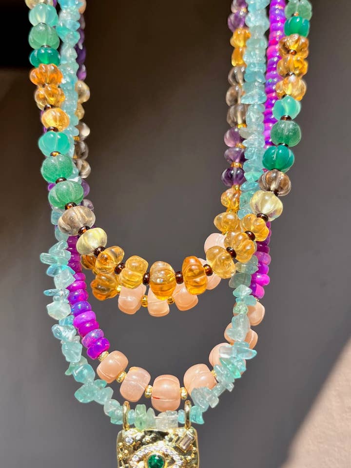 Opulent Earth Necklace for wholesale by Heather Kahn