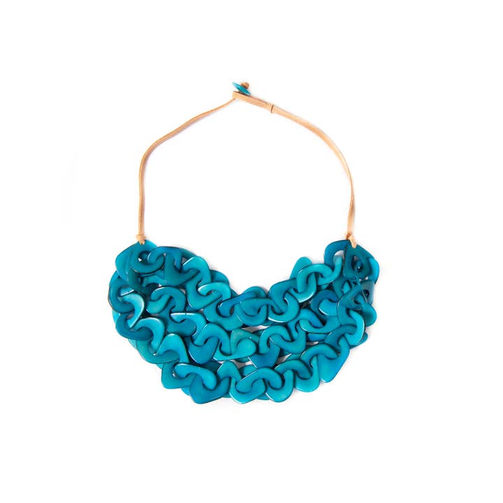 Organic Tagua Jewelry - Wholesale Bib Necklace - Vero Necklace