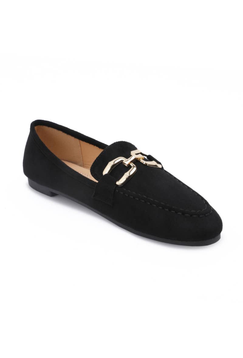 Joia Paris - Wholesale Flats/Loafers - Women's - Ballet flat with buckle, comfortable sole H8-967M0