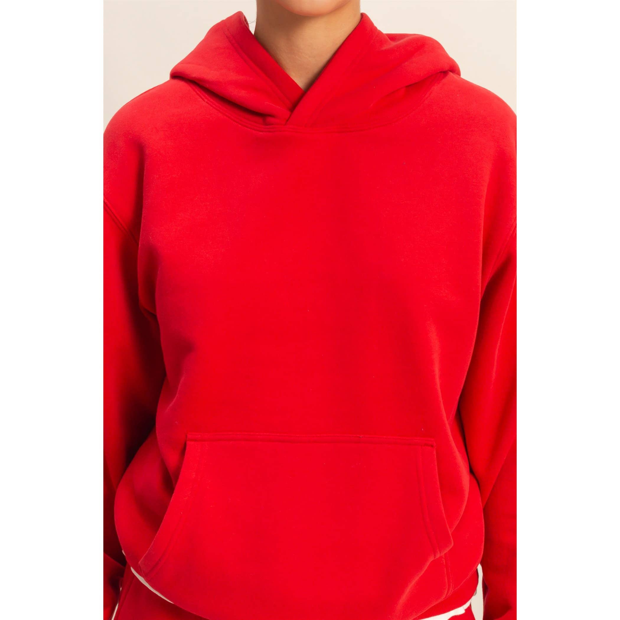 HYFVE – Hoodie – Mulher por atacado – Camisola de Conforto Essencial com Bolso Canguru18