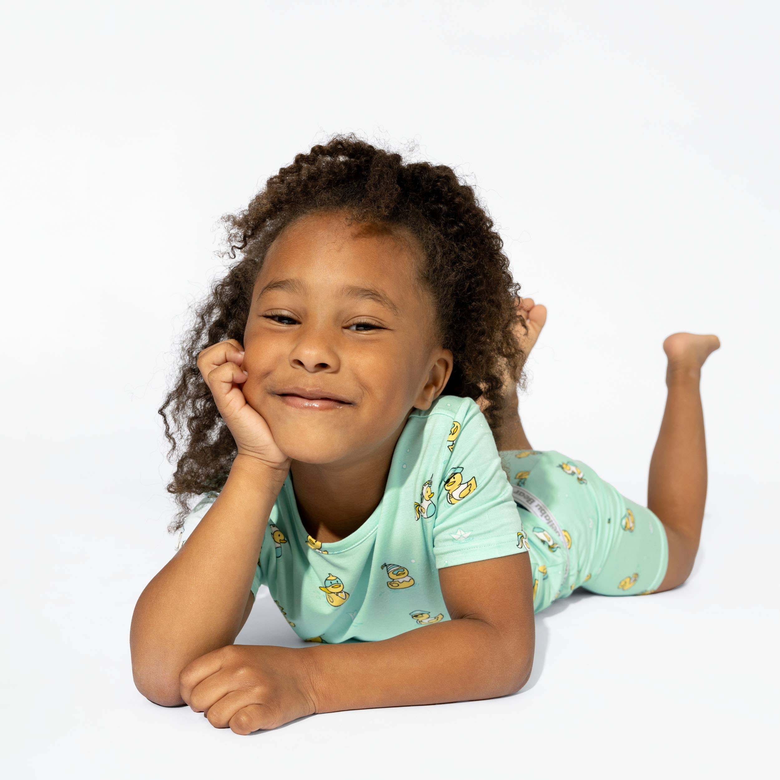 Bellabu Bear - Wholesale Sleepwear Set - Kids - Rubber Ducky Bamboo Kids Pajama Short Set8