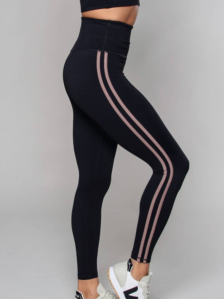 Stride Piped High Waist Leggings für den Großhandel von Born Nouli Activewear
