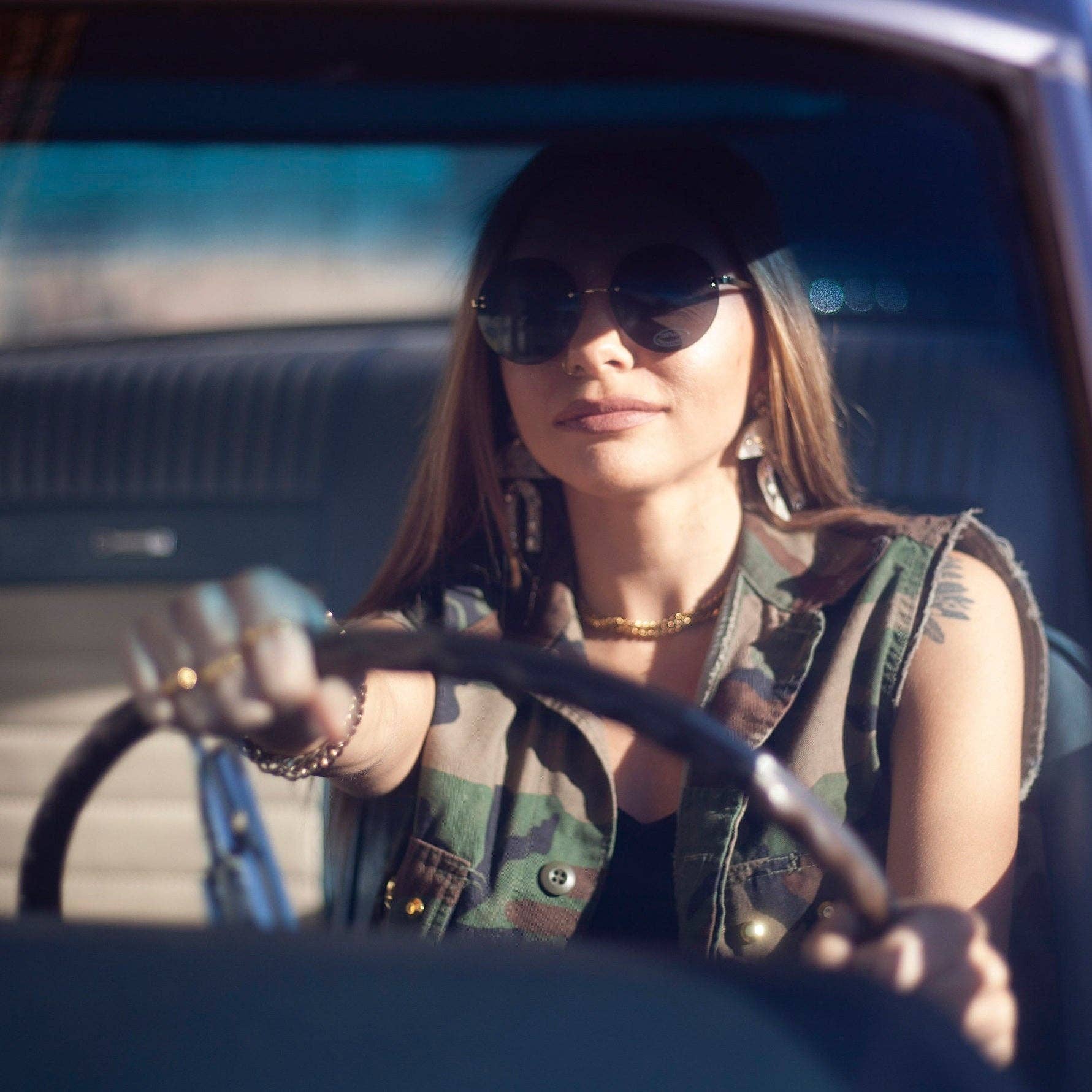 Salt and Sparkle - Wholesale Band/gestapelde ring - FUUUUCK gouden of zilveren ring met platte bovenkant3