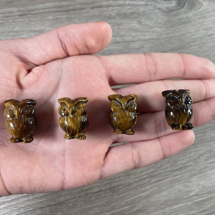 Keystone Crystals - Wholesale Decorative Figurine - Gemstone Owl Figurine – Small Crystal Owl Decor3
