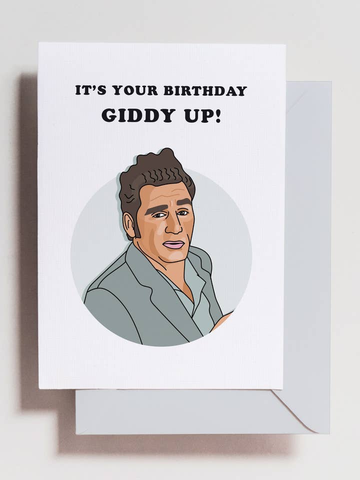 Seinfeld Kramer Fødselsdag Card for engroshandel hos Haven Print Co.