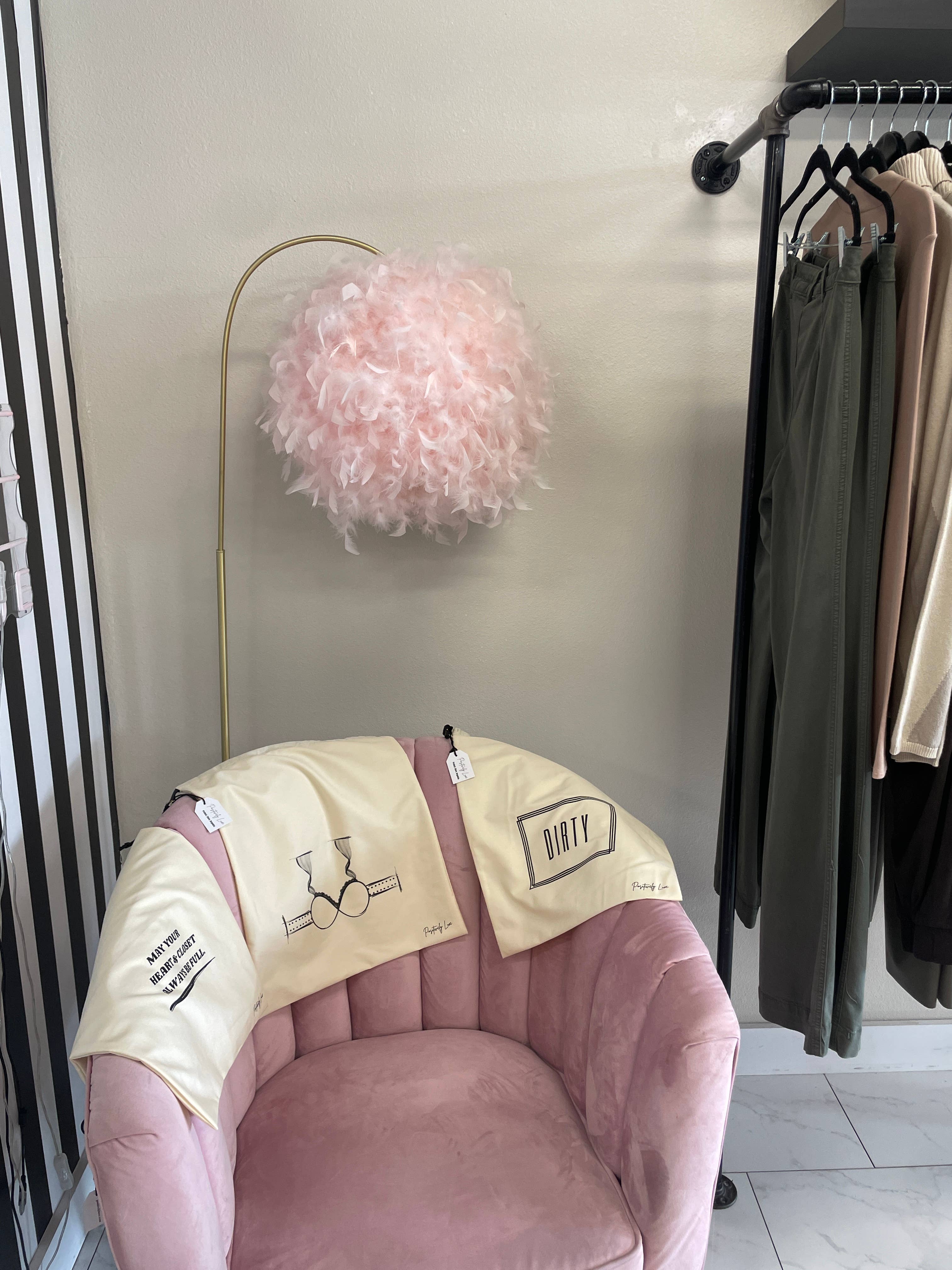 Positively Luxe – wholesale Påse med dragsko – Unisex – Må ditt hjärta och din garderob vara fulla dragsko-resväska10