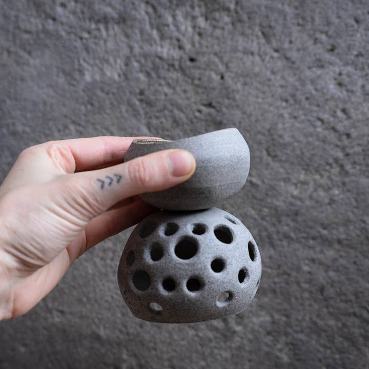 Laima Ceramics – Engroshandel Inhalator til aromaterapi – Stone - Æterisk olie stearinlys, aroma diffusor, stentøj