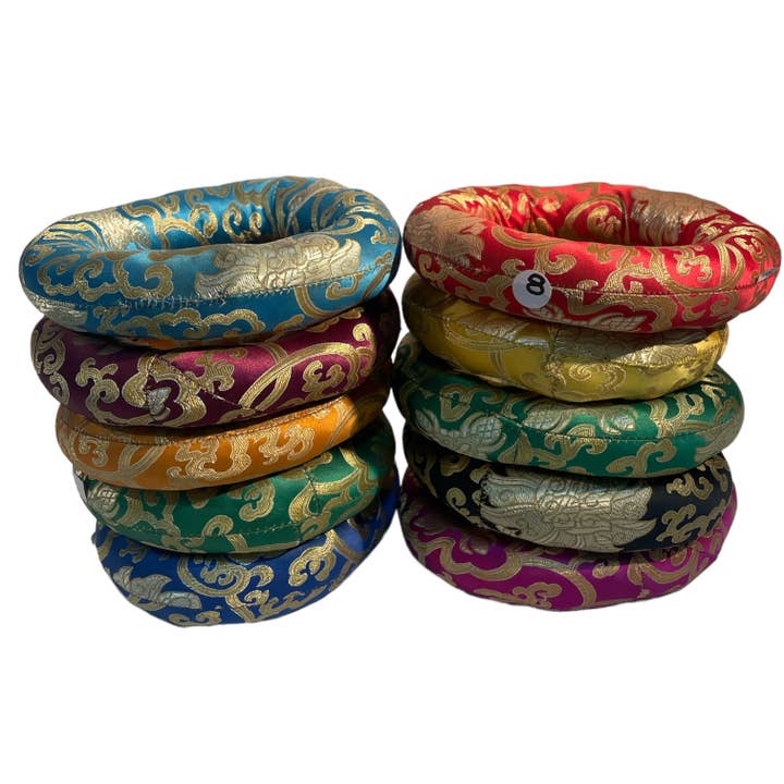 Tenzing Collections - Wholesale Meditation Supplies - Assorted singing bowls Ring Cushion Pillow, Ring Pillow 1
