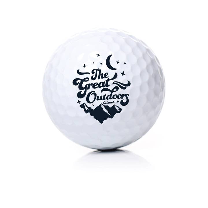 De Great Outdoors Novelty golfbal voor wholesale door Snow Business USA