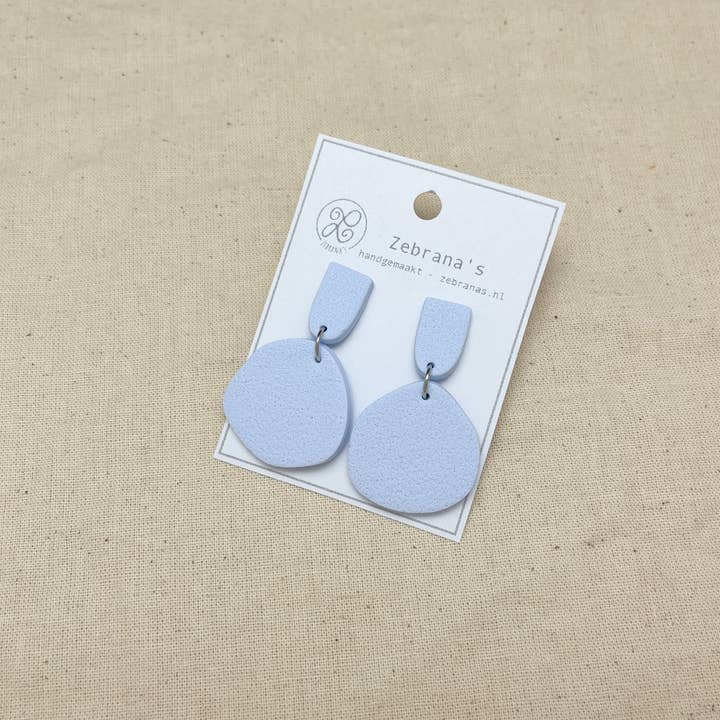 Zebrana’s - Wholesale Dangle Earrings - Organic round polymer clay statement earrings4