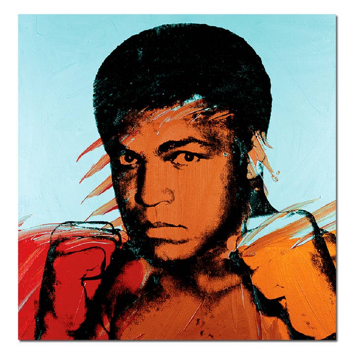 Muhammad Ali af Andy Warhol - Die-Cut Sticker for engroshandel hos Apply Stickers