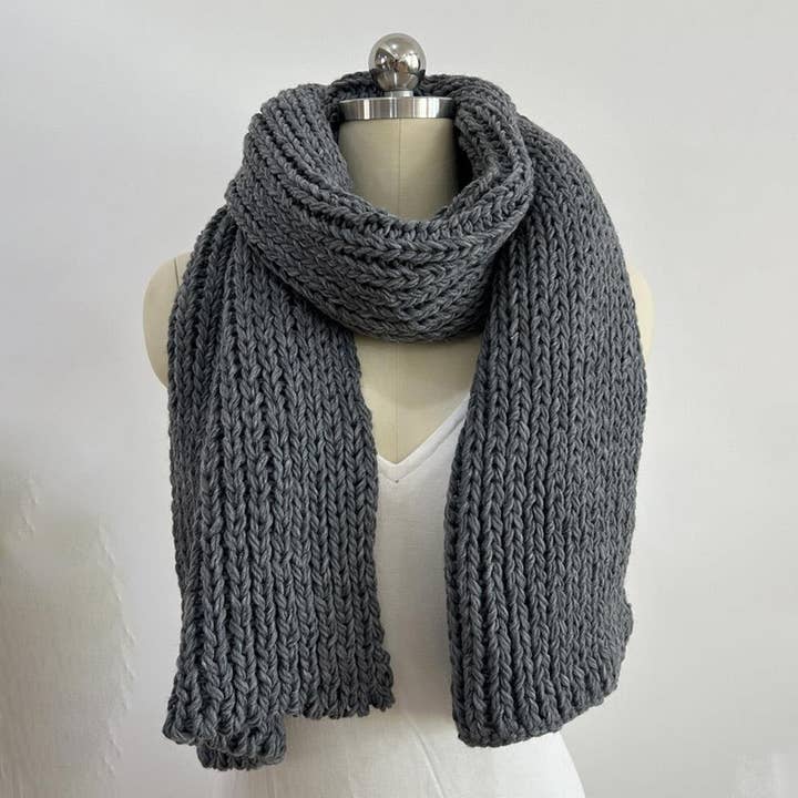 Oblige by G - Wholesale Scarf - Women's - Chunky Knit Winter Scarf YS-20594