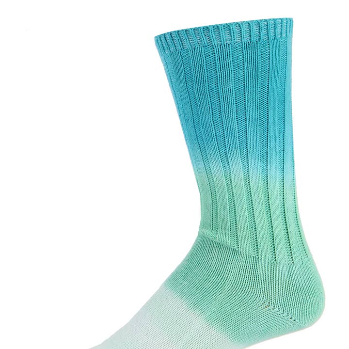 Trinidad | Men's Tie Dye Heavy Knit Crew Socks for wholesale by Oooh Yeah/Sock It Up/Oooh Geez Slippers