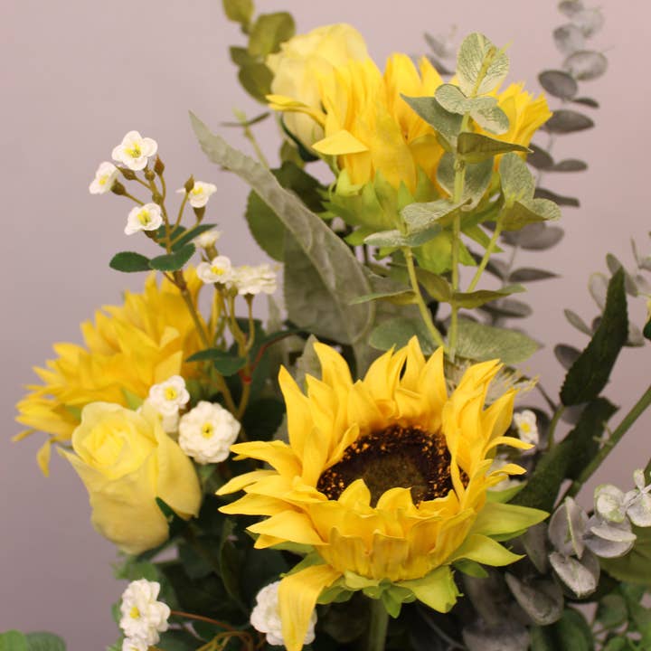 Realistic Artificial Flowers - Wholesale Artificial flowers - Real Touch Sunflower Bouquet '88'10