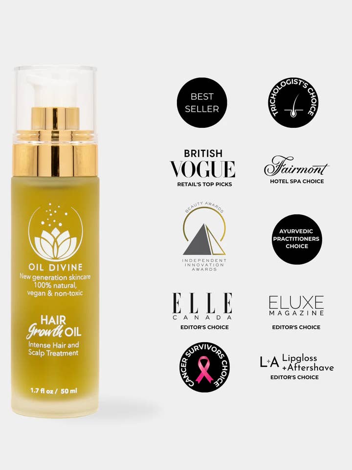 Hair Growth Oil, Pre-Shampoo Scalp Treatment for wholesale by Oil Divine