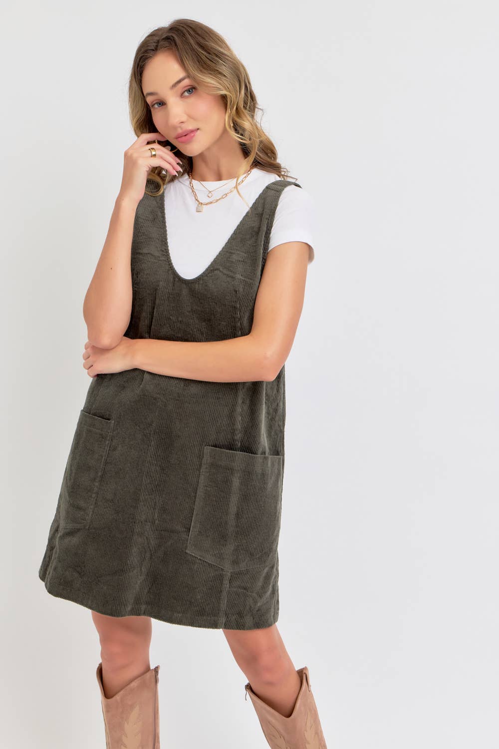 Sweet Lovely by Jen - Venta al por mayor Vestido - Mujer - VESTIDO CASUAL DE PANA EN GENERAL32