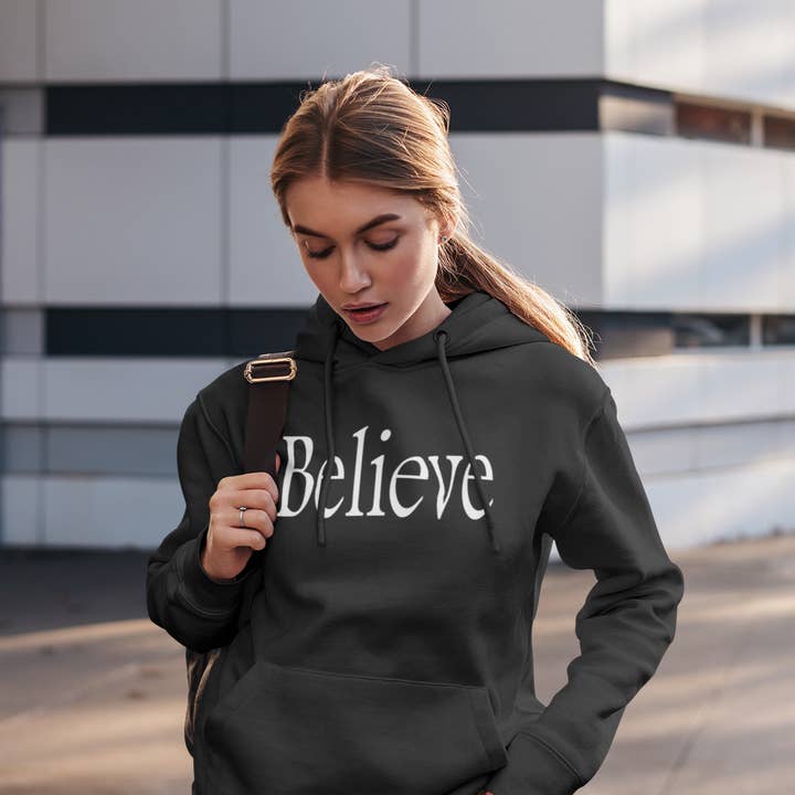 Believe Unisex Hoodie for wholesale by inspire
