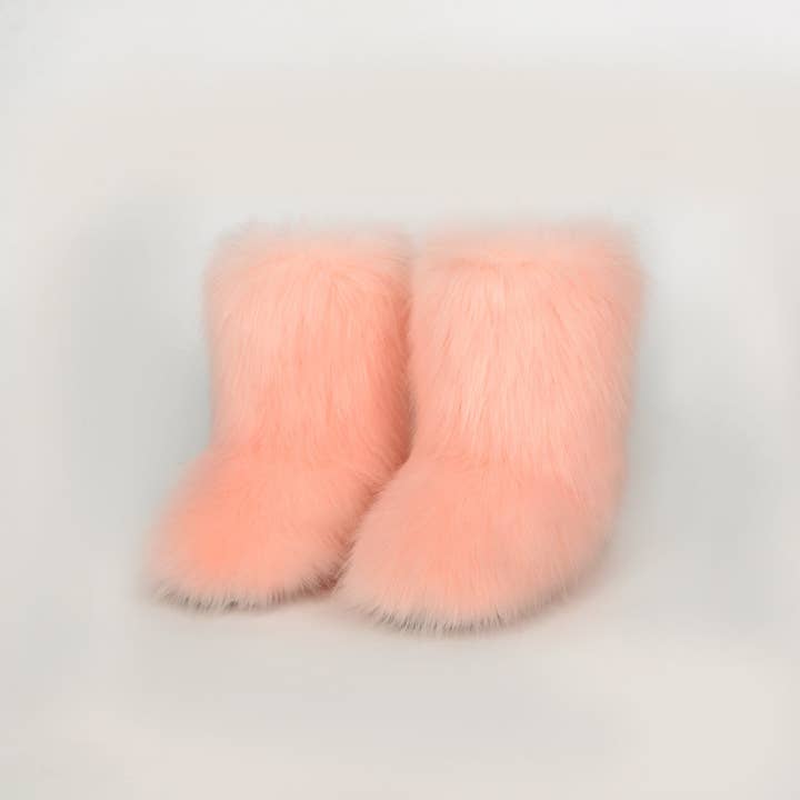 Beyond Apparel - Wholesale Boots - Women's - Thermal Fuzzy Platform Boots