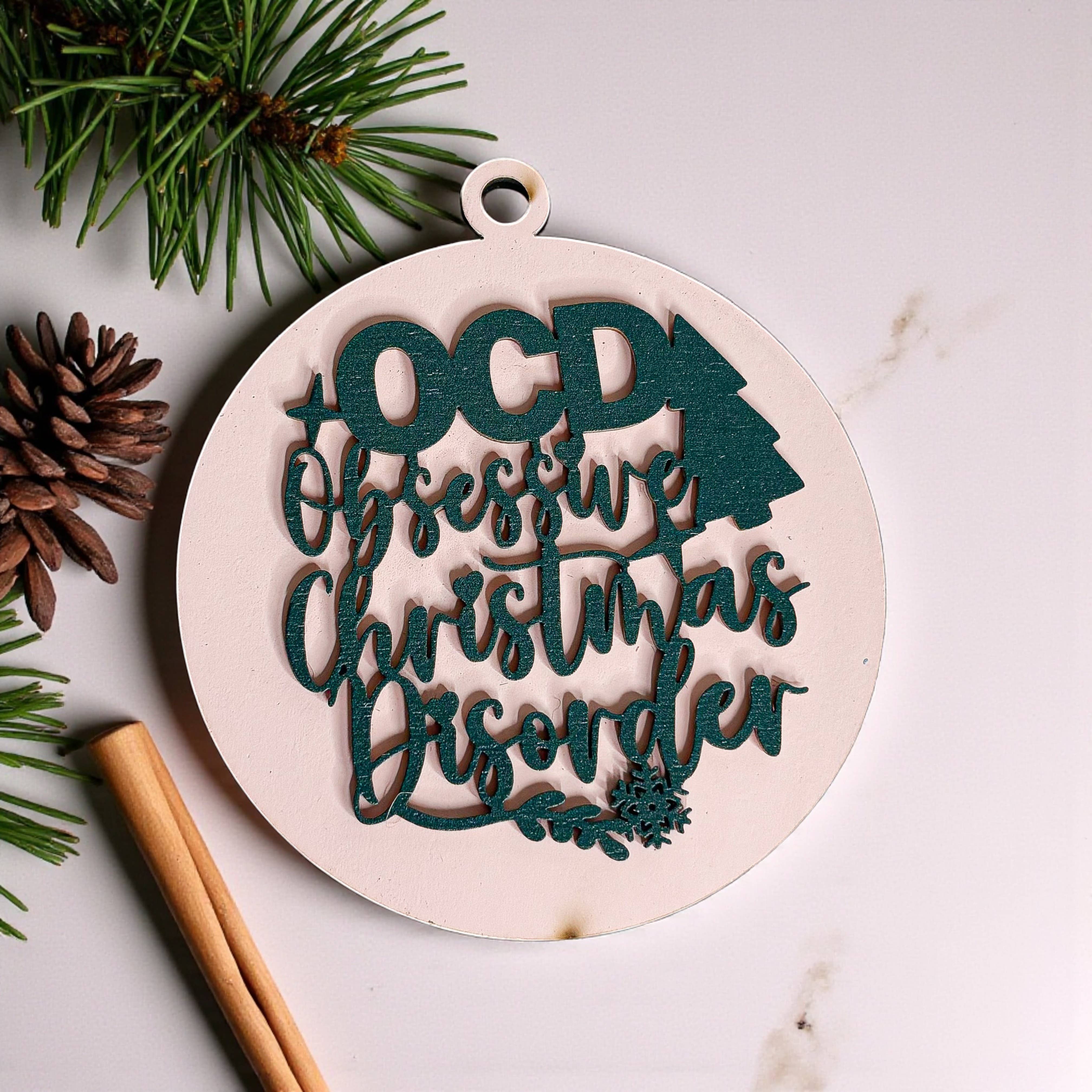 Gia Roma - Wholesale Ornament - Hanging Christmas Decor + Handmade Wooden Ornament Funny190