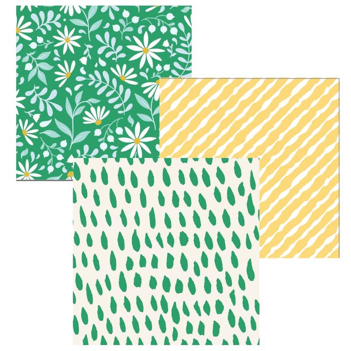Buzzee - Wholesale Dishcloth - Daisy - Dual Sided Dishcloth - Wash Cloth - Mini Towels