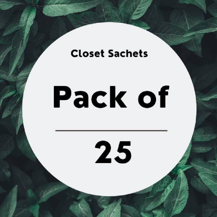 Pack of 25 Handmade Soy Wax Sachets - Home Decor Gifts for wholesale by Citta Candle Company Ltd.