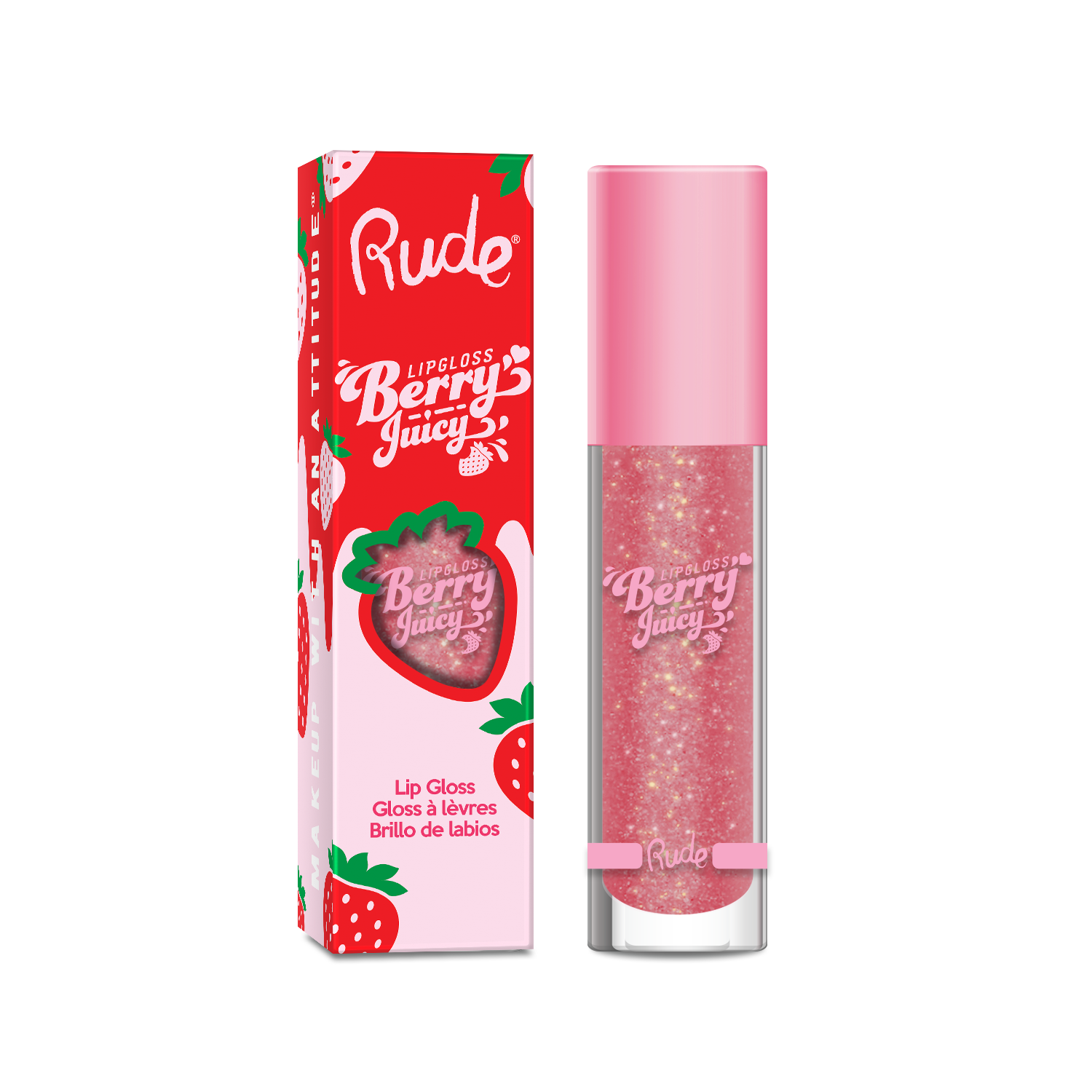 Rude Cosmetics - Wholesale Lip-gloss - Berry Juicy Lip Gloss13